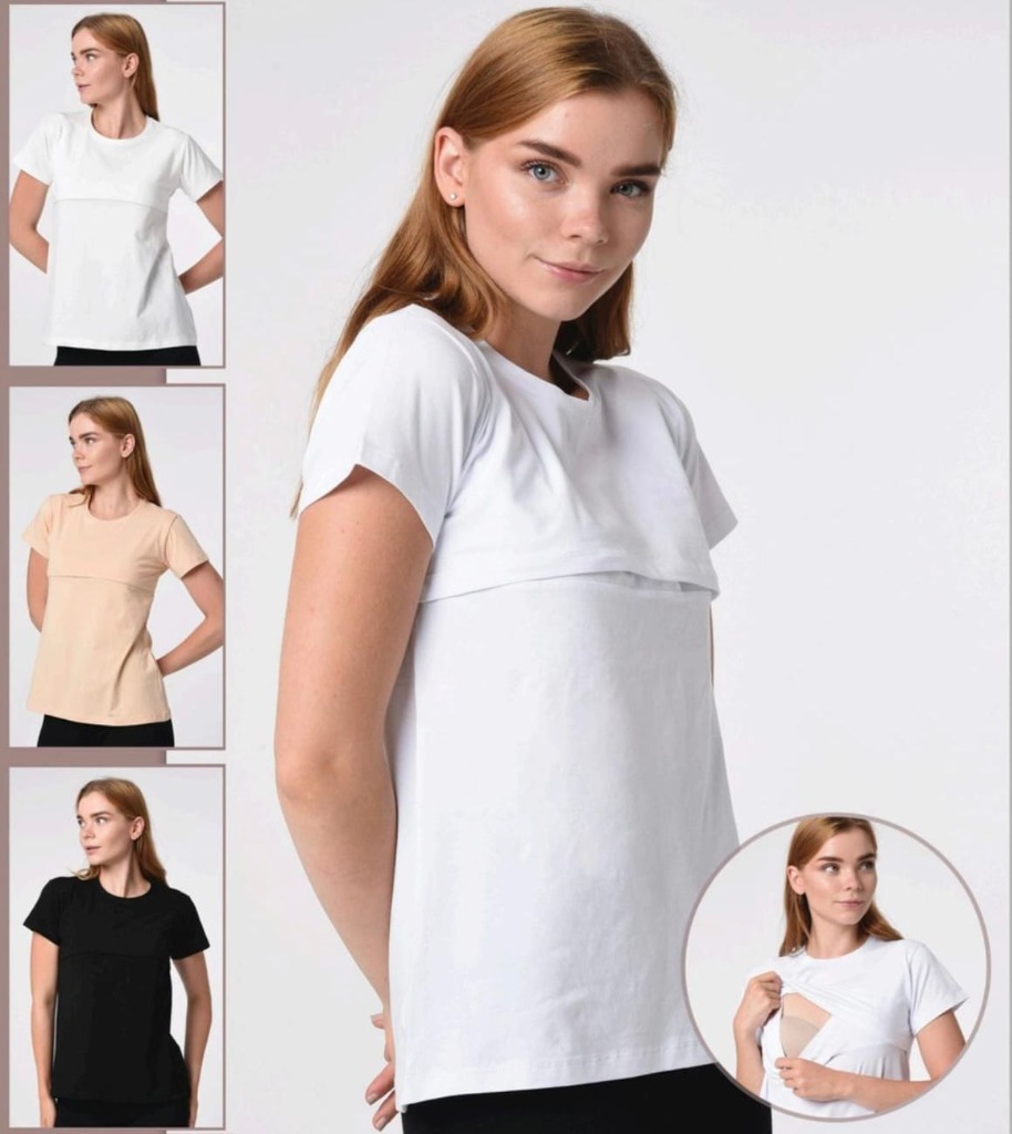 T-shirt d'Allaitement Manches Courtes